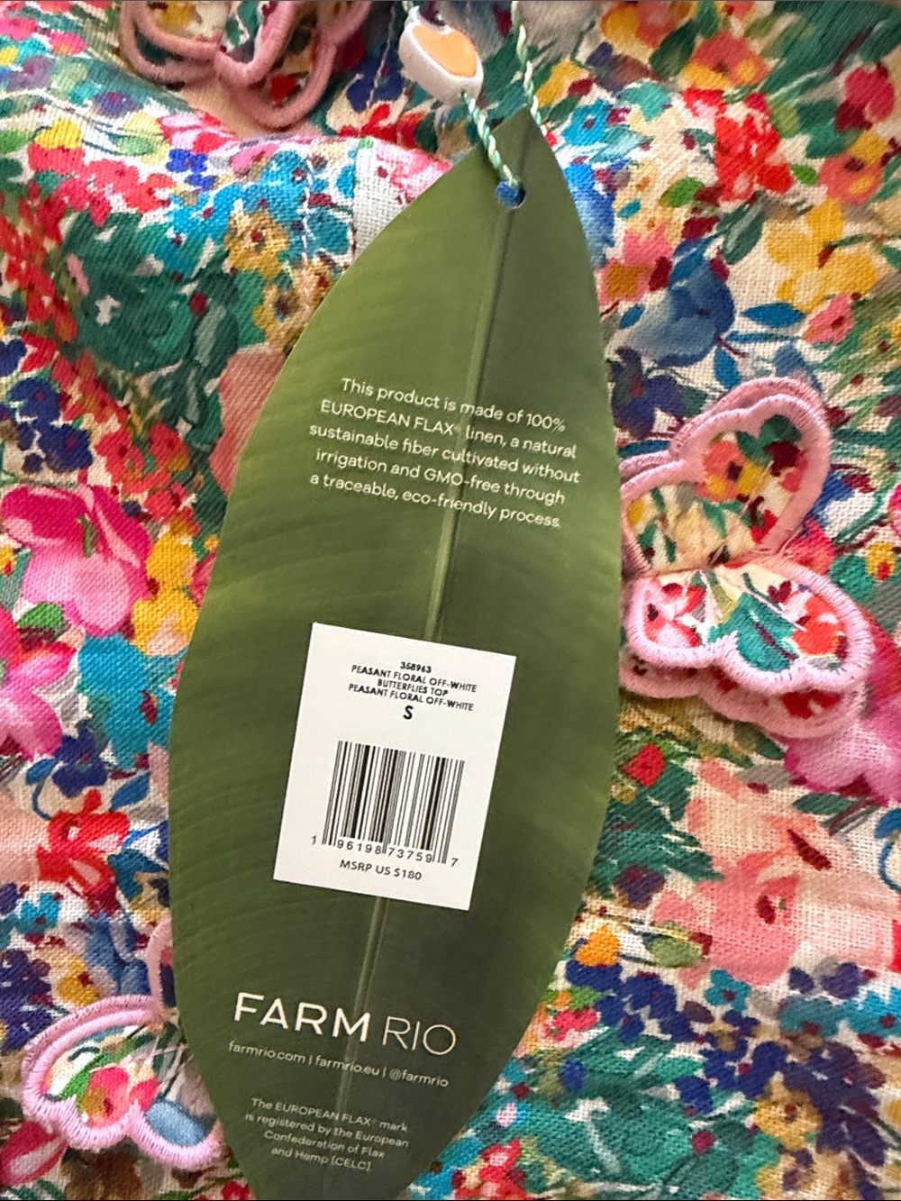 Farm Rio butterfly top - Picture 2 of 2